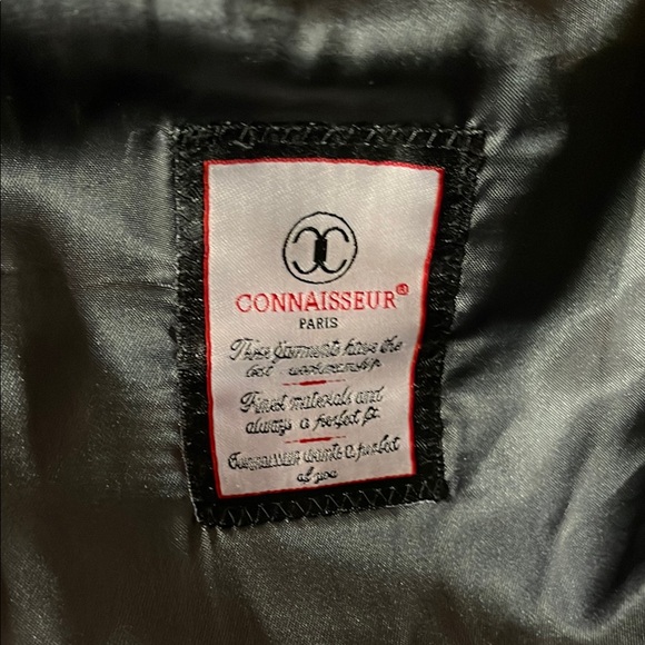 Classic Gray Pinstripe Double-Breasted Blazer - Picture 2 of 3